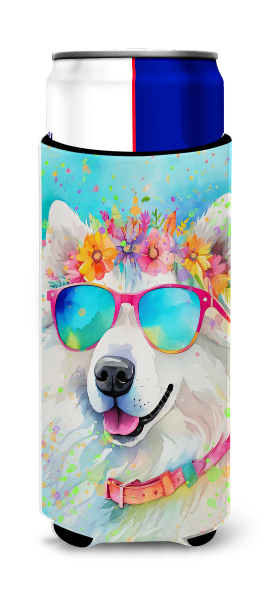 Buy this Samoyed Hippie Dawg Hugger for Ultra Slim Cans