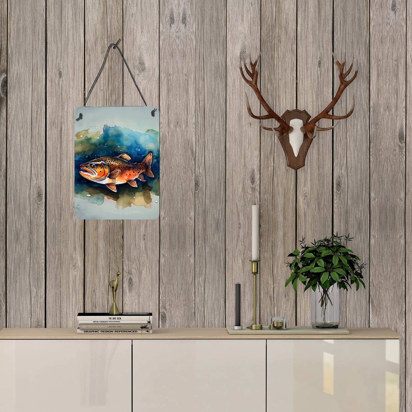 Brown Trout Wall or Door Hanging Prints