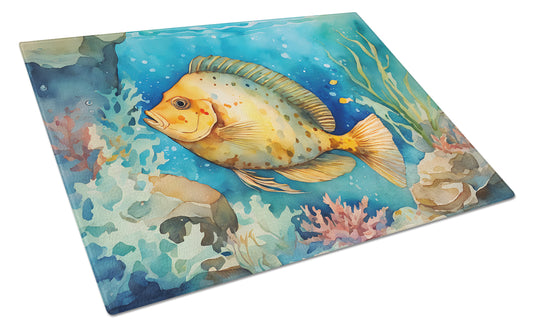 Buy this Flounder Glass Cutting Board
