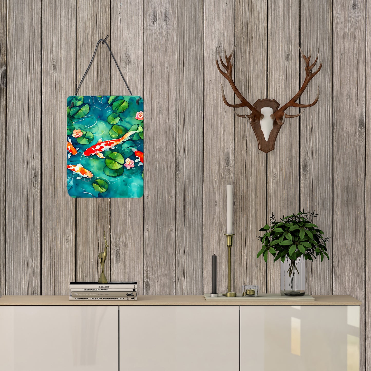 Koi Fish Wall or Door Hanging Prints