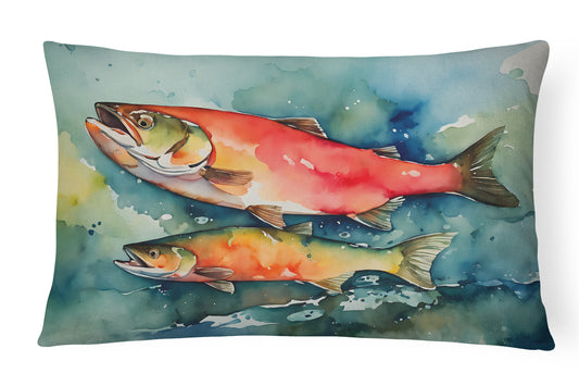 Buy this Salmon Throw Pillow