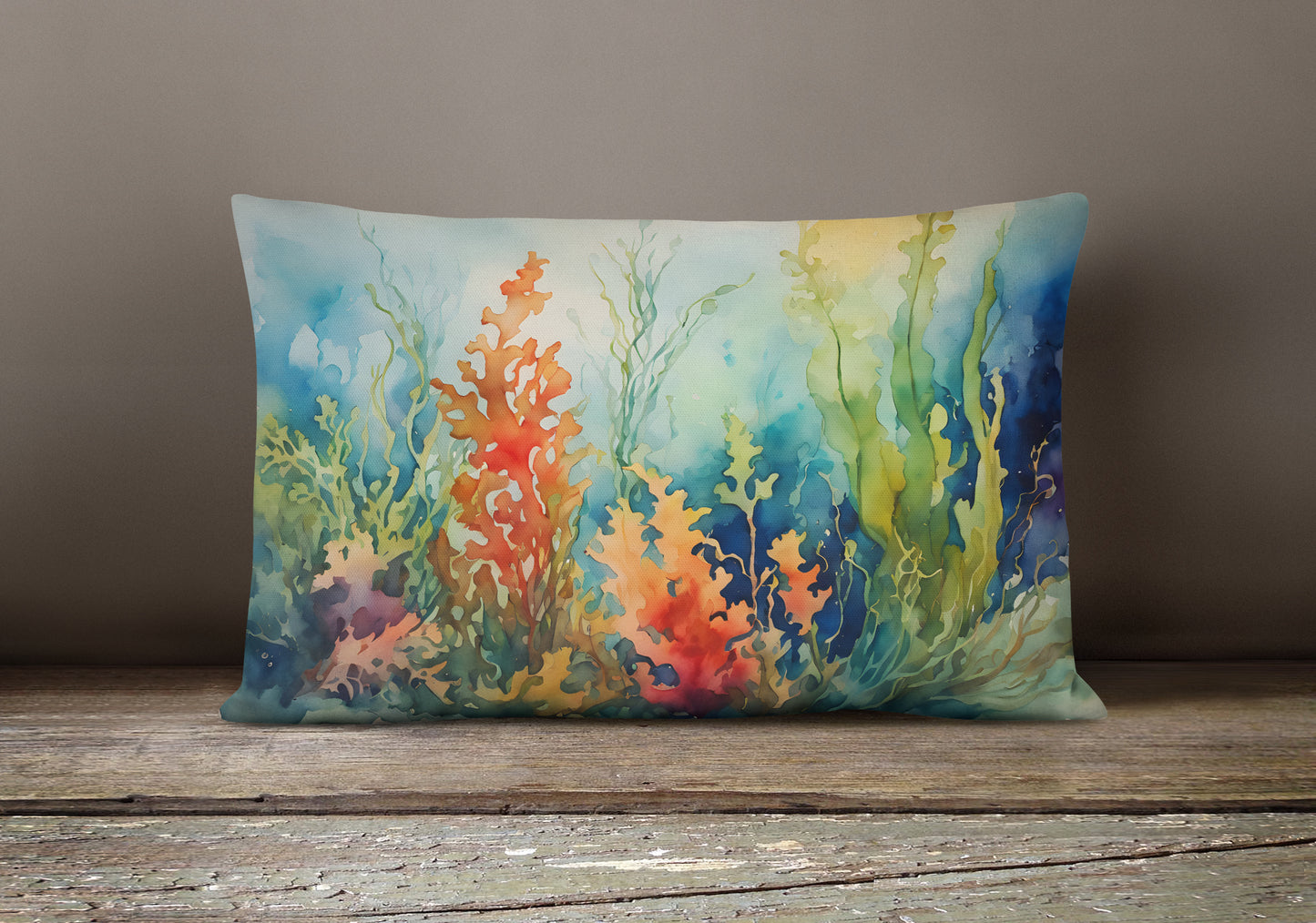 Seaweed Throw Pillow