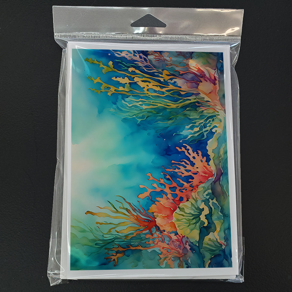 Seaweed Greeting Cards Pack of 8