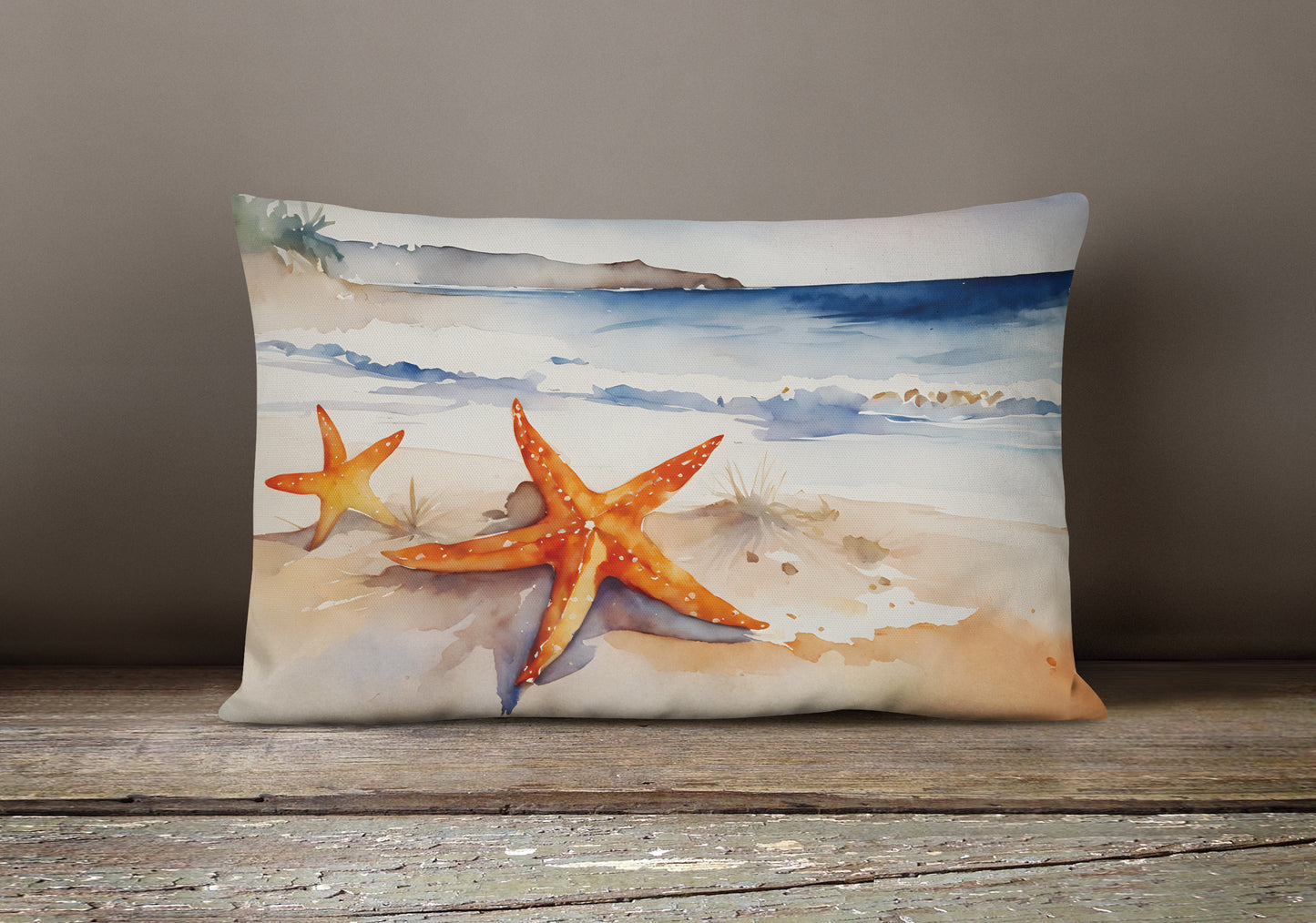 Starfish Throw Pillow