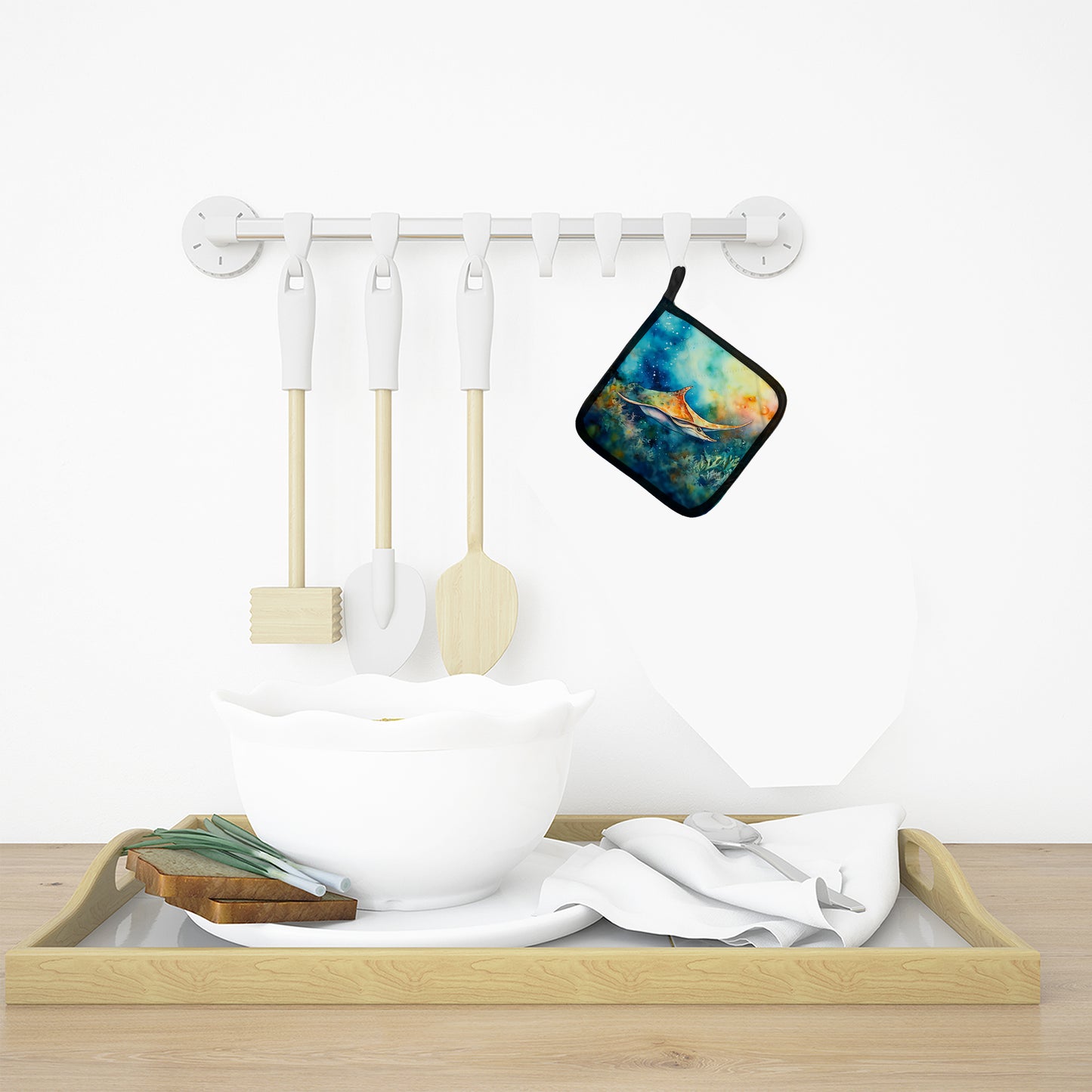 Sting Ray Pair of Pot Holders