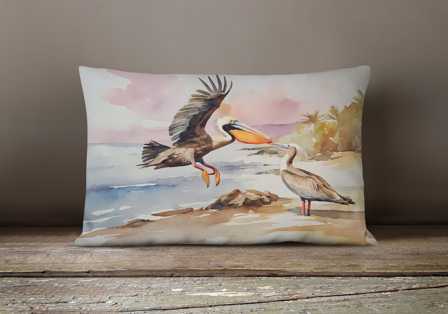 Pelican Throw Pillow