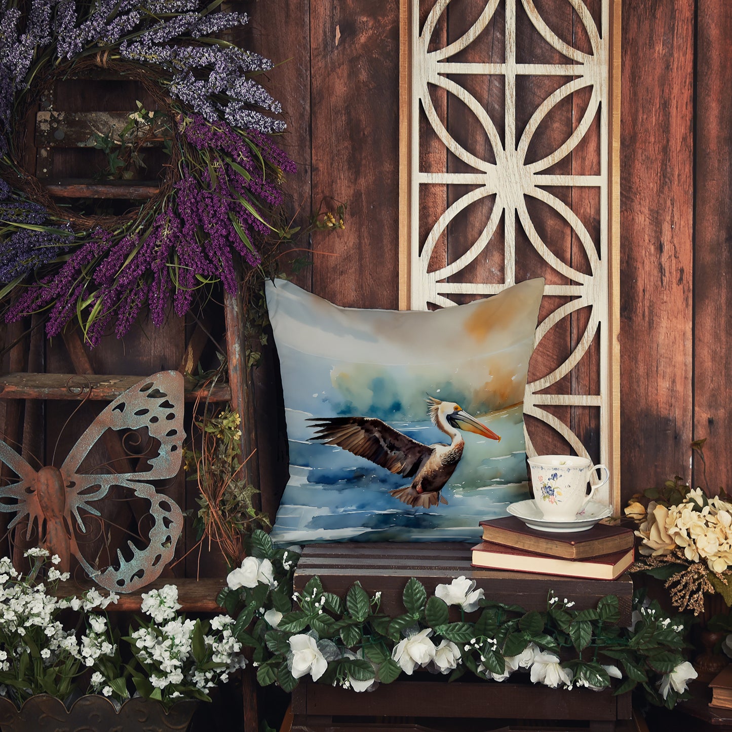 Pelican Throw Pillow