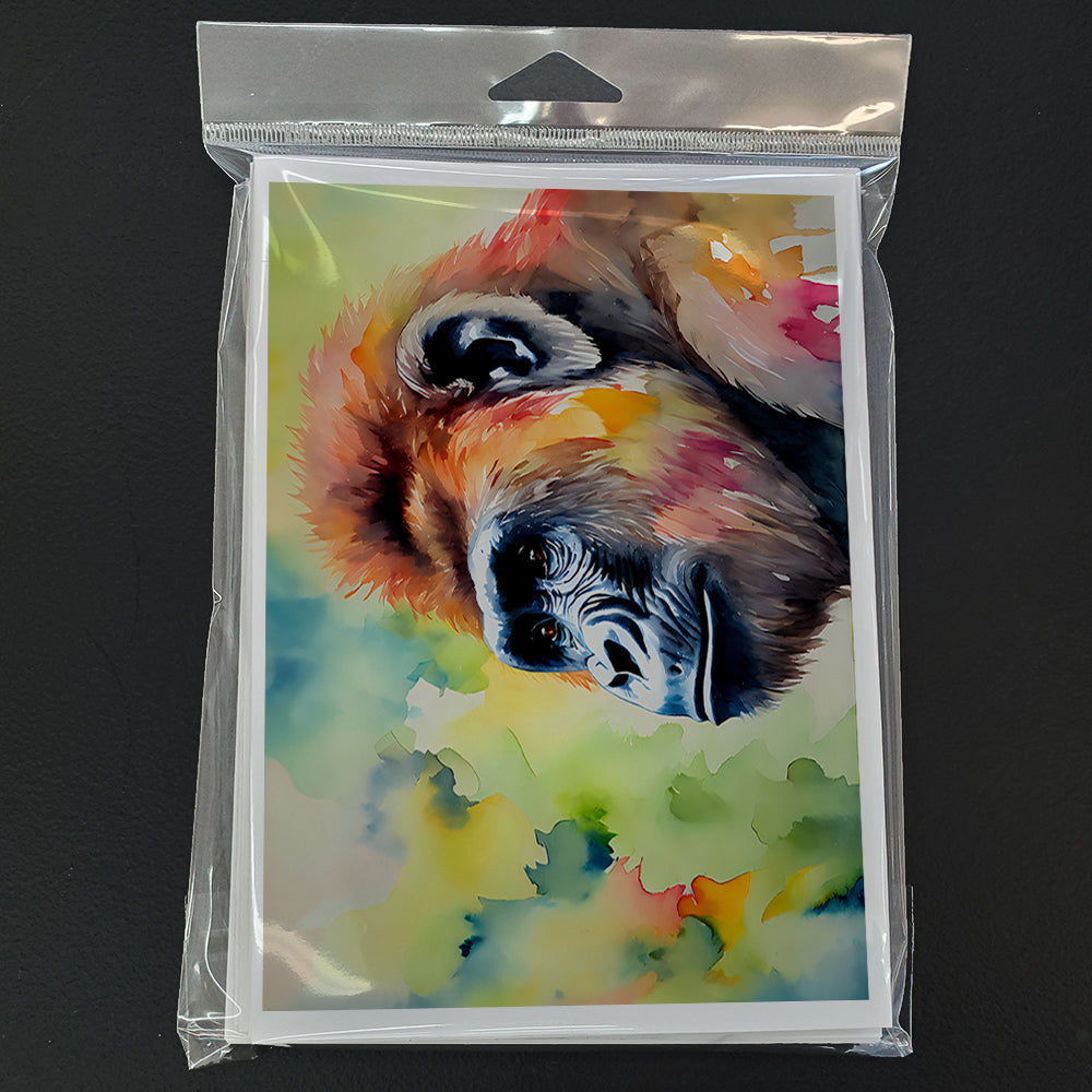 Gorilla Greeting Cards Pack of 8