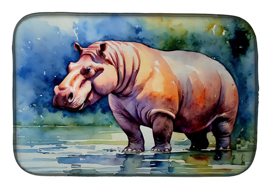 Buy this Hippopotamus Dish Drying Mat