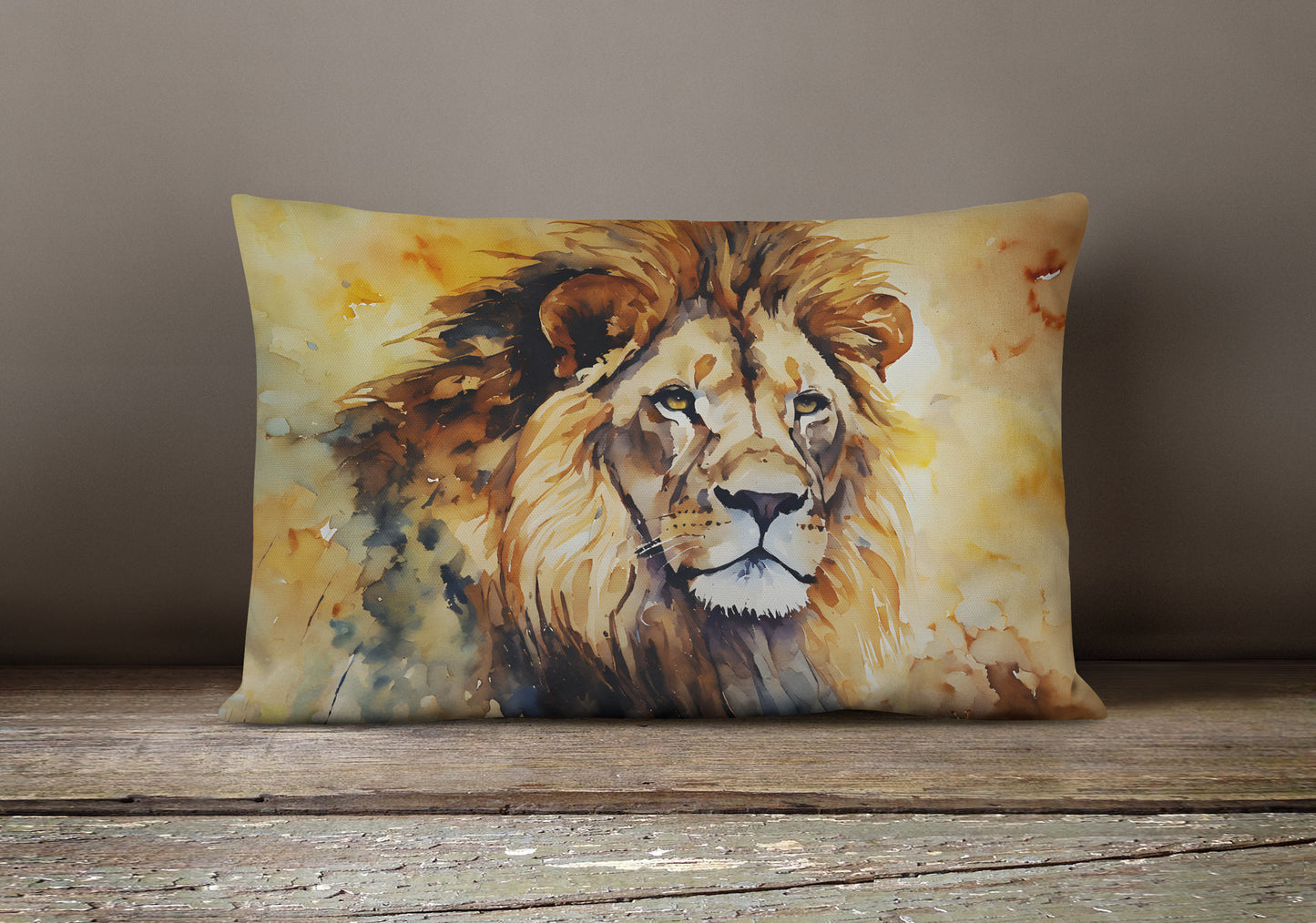 Lion Throw Pillow