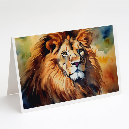 Buy this Lion Greeting Cards Pack of 8