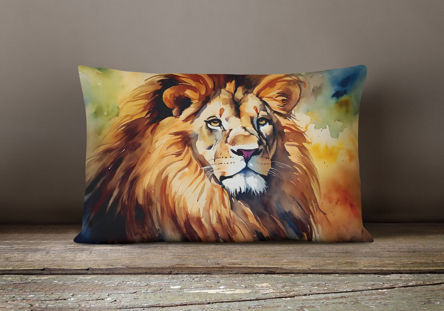 Lion Throw Pillow