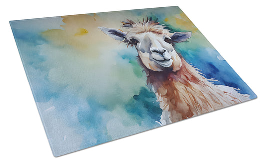 Buy this Llama Glass Cutting Board
