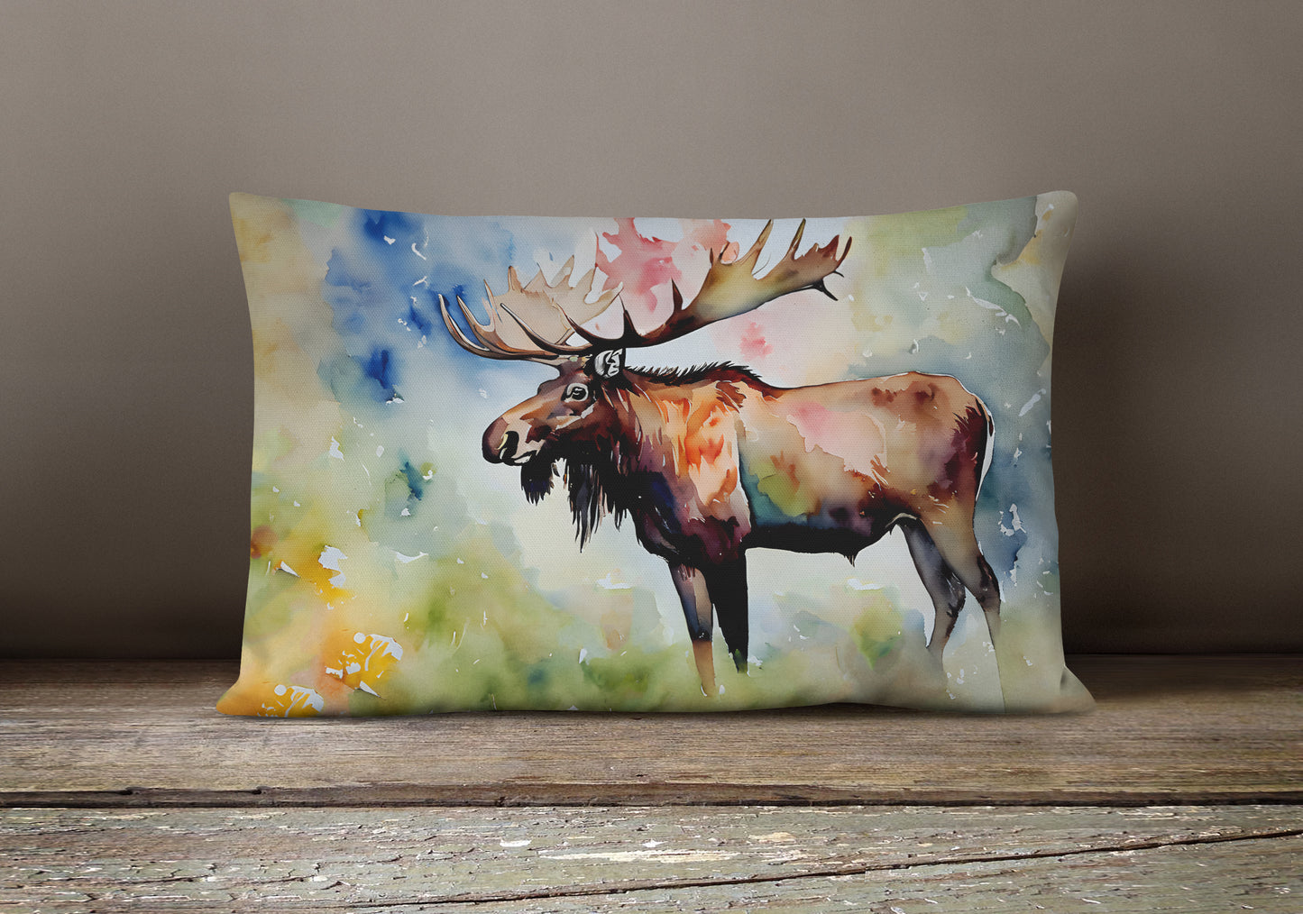 Moose Throw Pillow