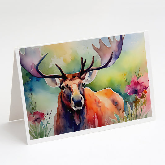 Buy this Moose Greeting Cards Pack of 8