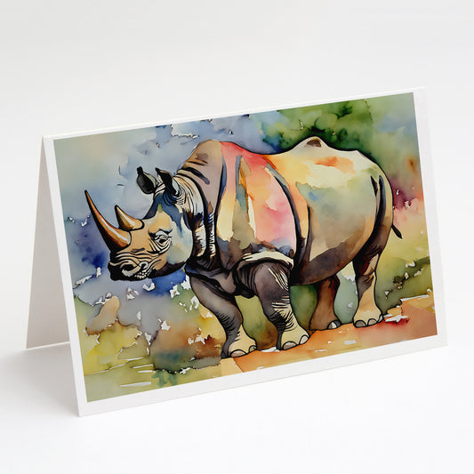 Buy this Rhinoceros Greeting Cards Pack of 8