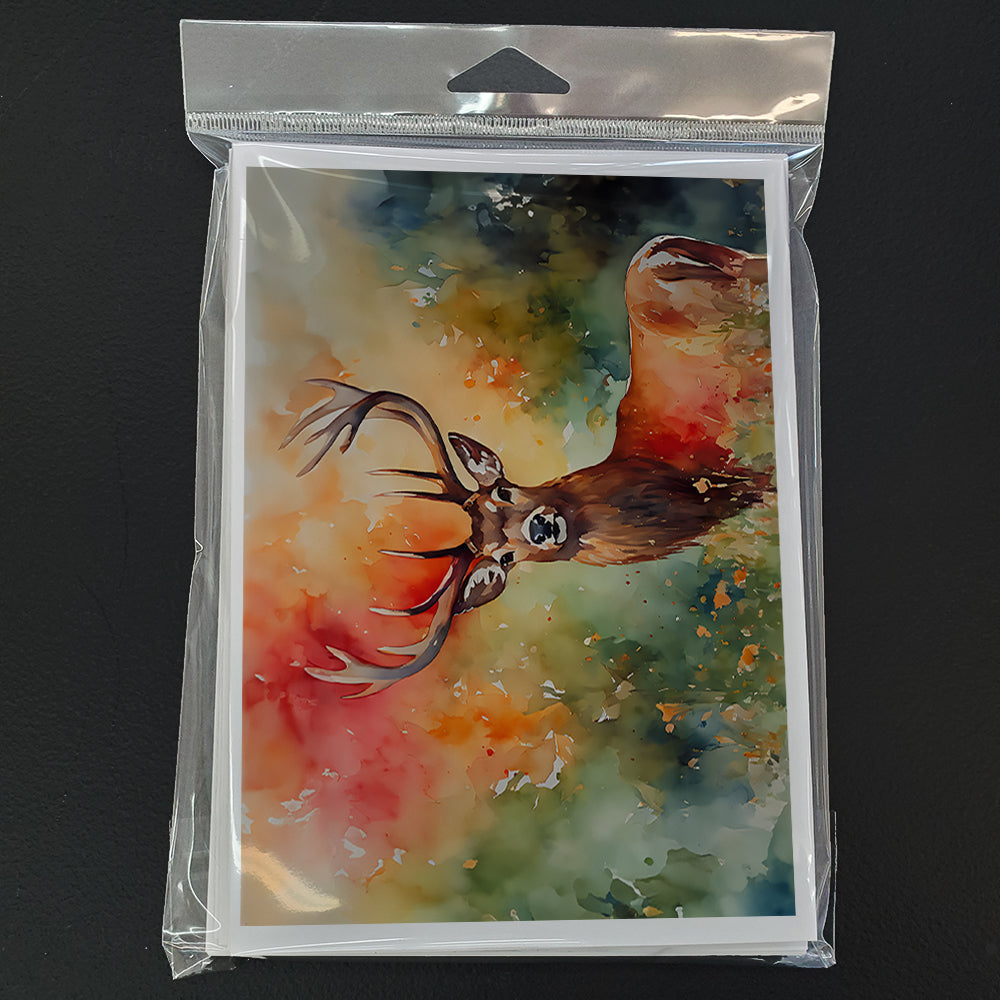 Deer Stag Greeting Cards Pack of 8
