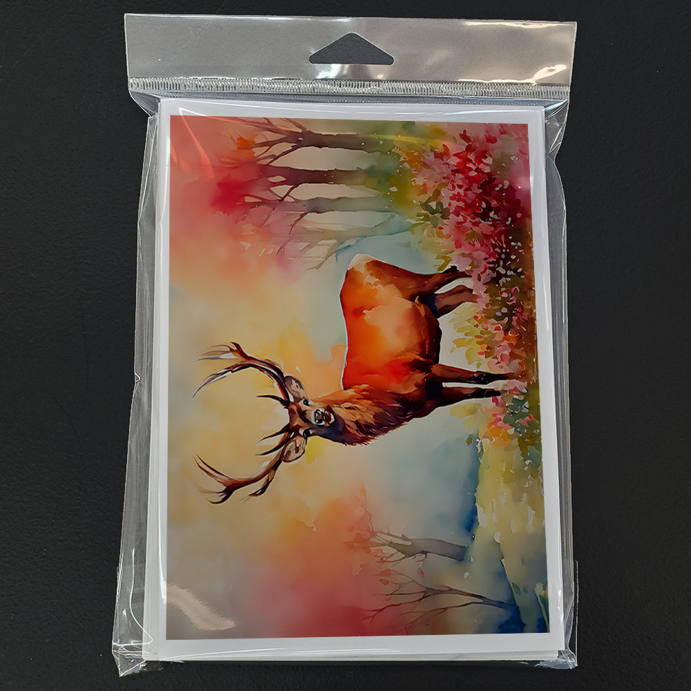 Deer Stag Greeting Cards Pack of 8