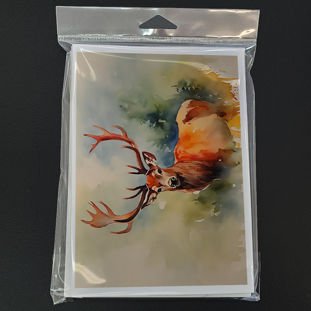 Deer Stag Greeting Cards Pack of 8