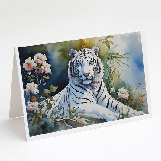 Buy this White Tiger Greeting Cards Pack of 8