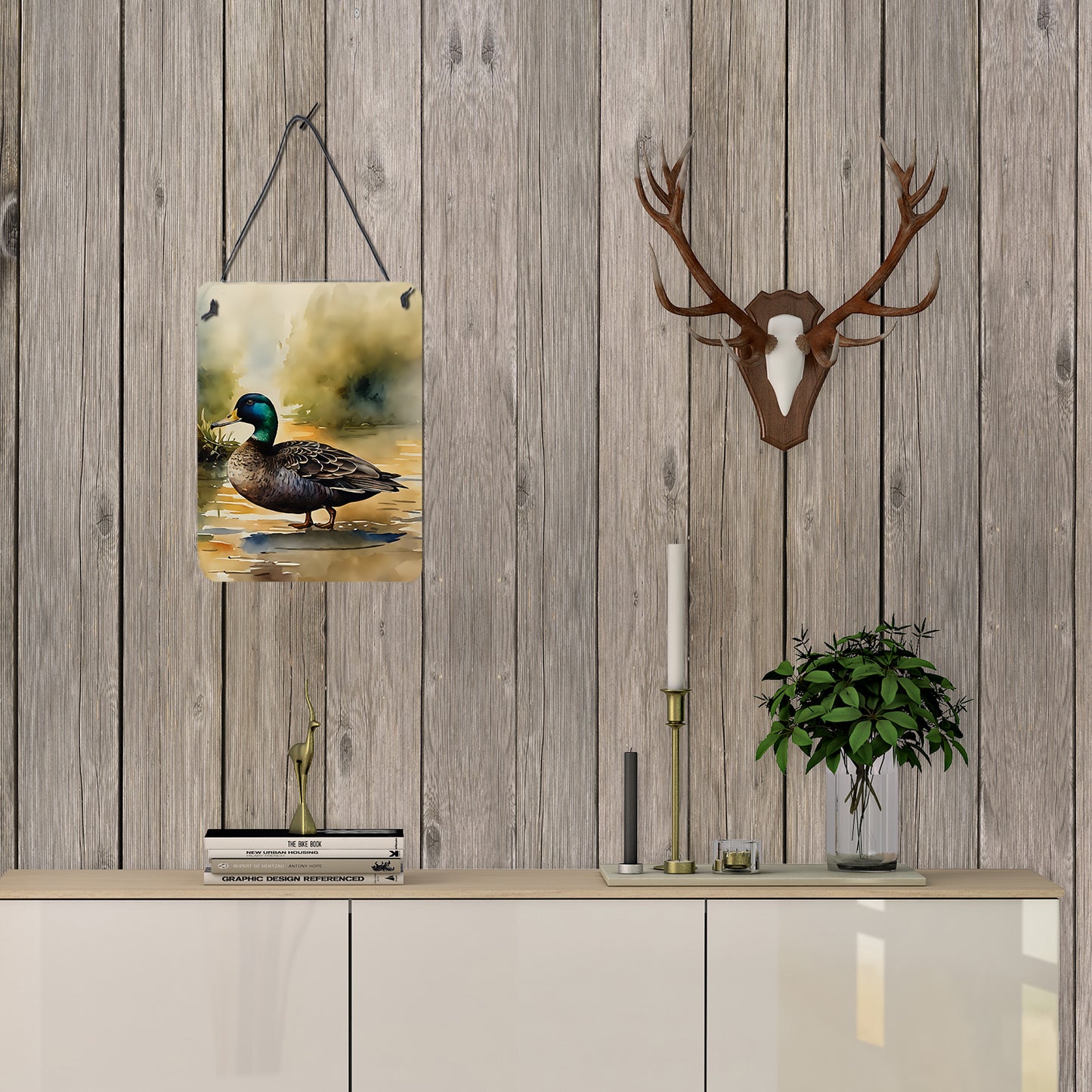 American Black Duck Wall or Door Hanging Prints