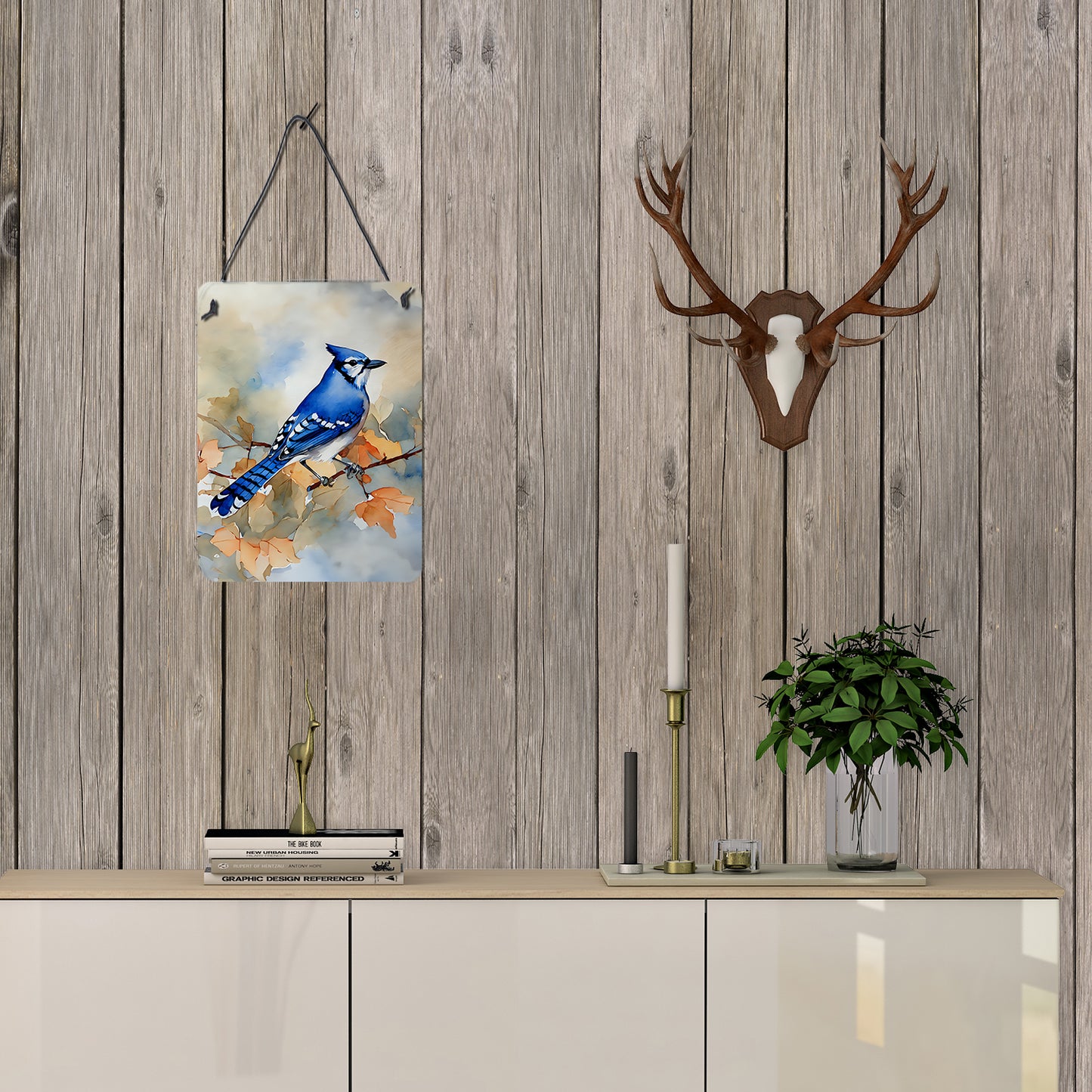 Blue Jay Wall or Door Hanging Prints