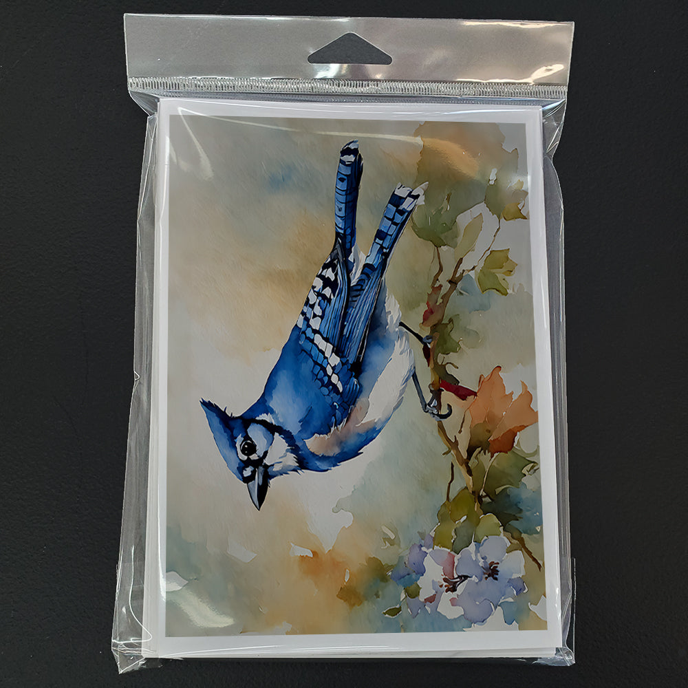 Blue Jay Greeting Cards Pack of 8