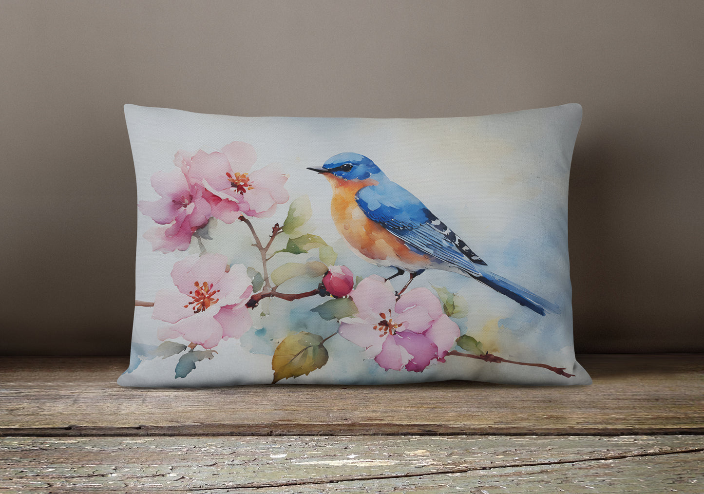 Bluebird Throw Pillow