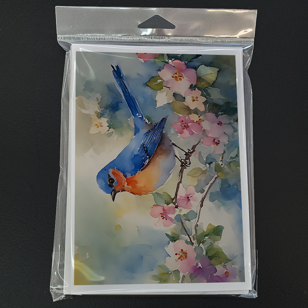 Bluebird Greeting Cards Pack of 8