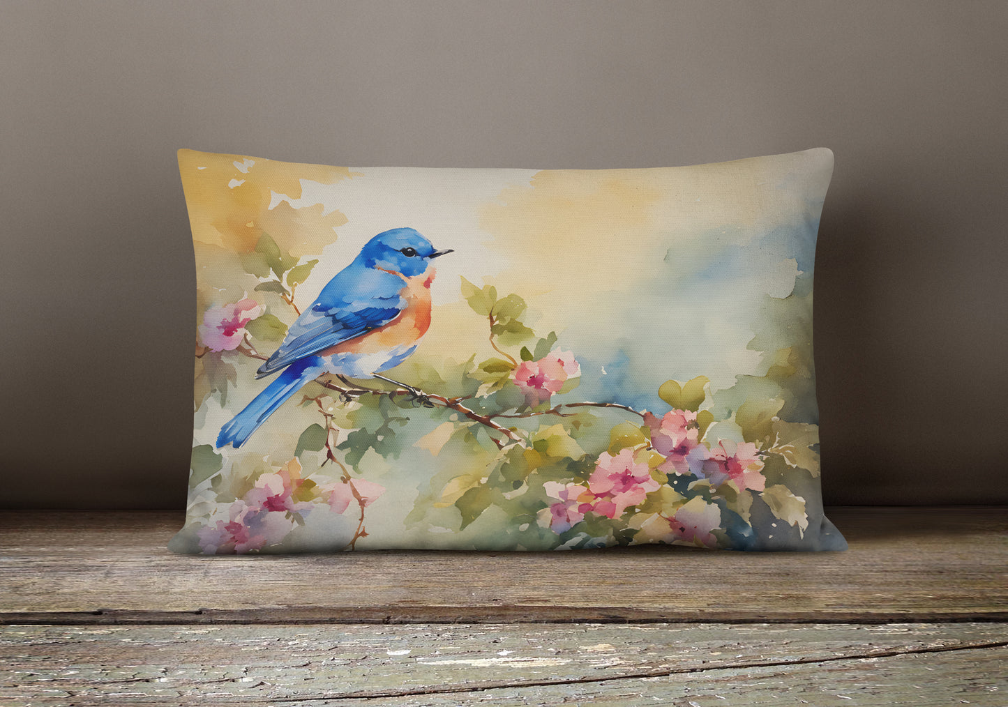 Bluebird Throw Pillow