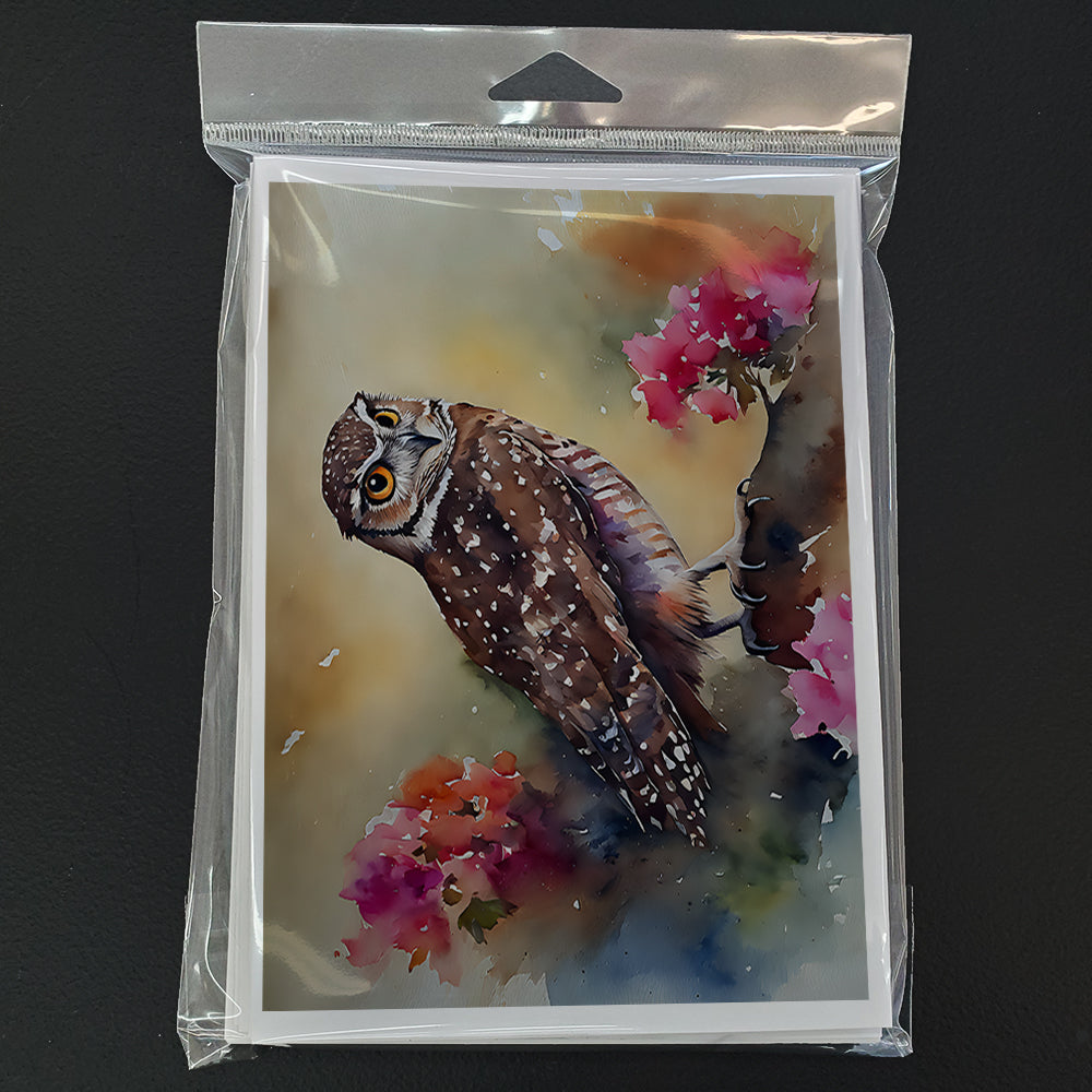 Burrowing Owl Greeting Cards Pack of 8