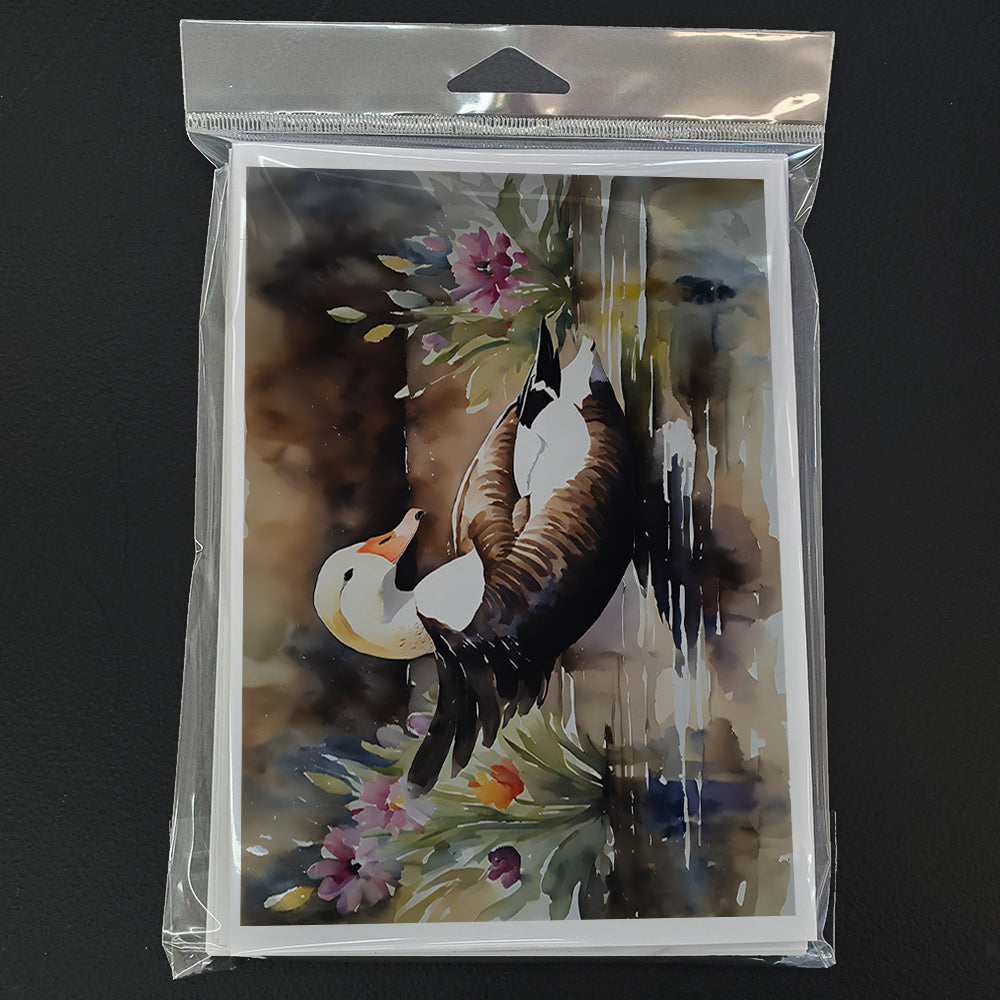 Common Eider Duck Greeting Cards Pack of 8