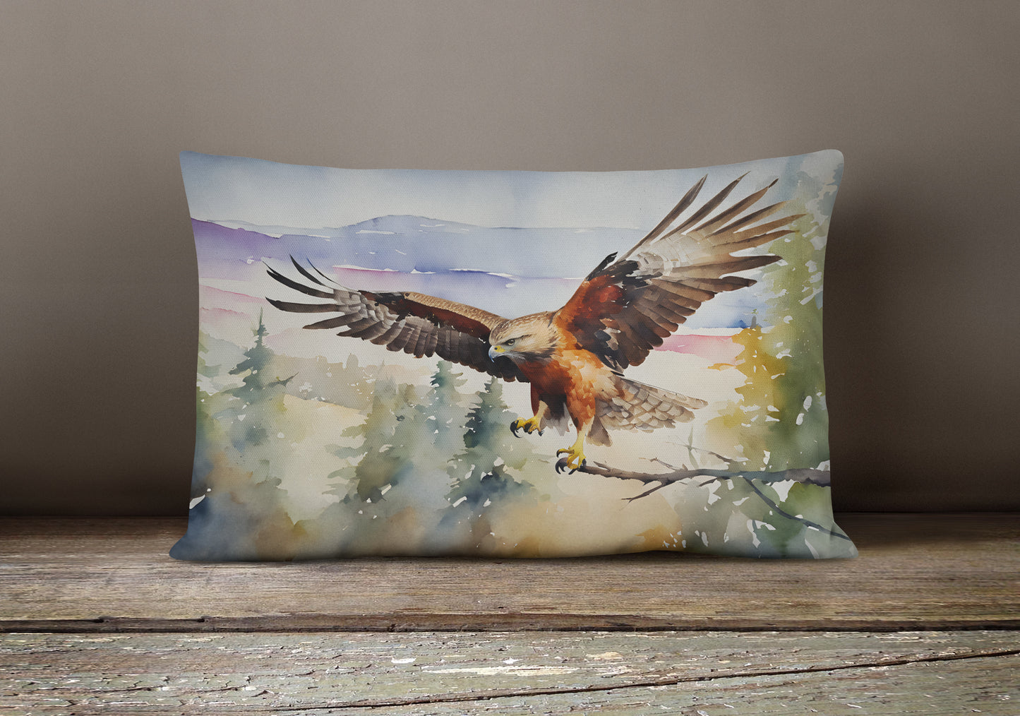 Hawk Throw Pillow