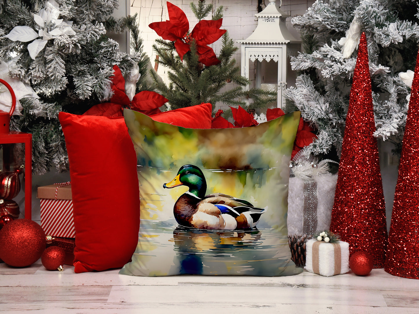 Mallard Throw Pillow