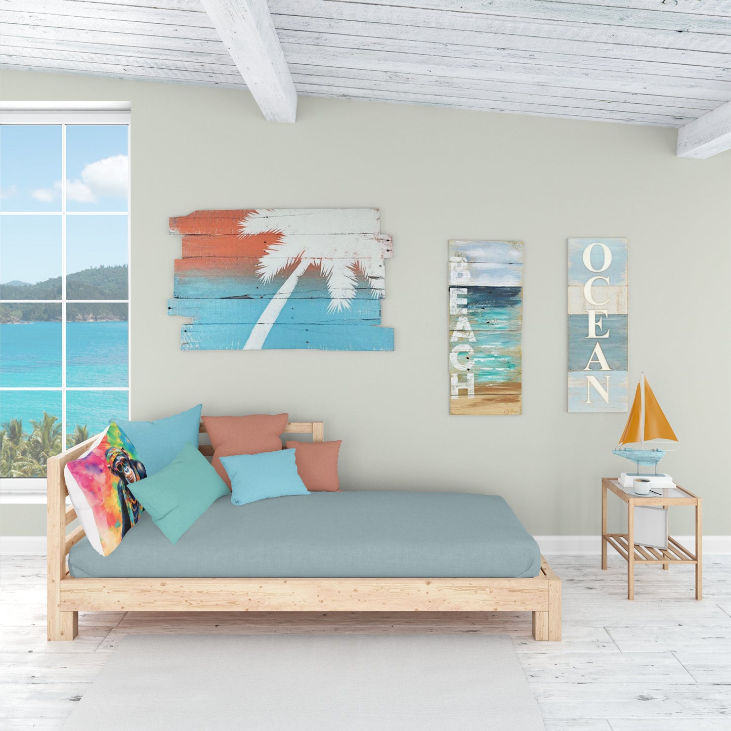 Hippie Animal Chimpanzee Standard Pillowcase