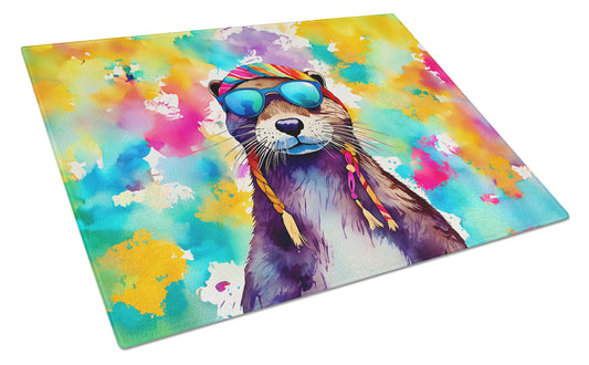Buy this Hippie Animal Otter Glass Cutting Board