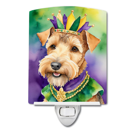 Buy this Lakeland Terrier King of Mardi Gras Ceramic Night Light