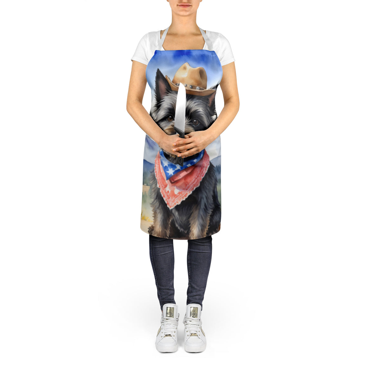 Cairn Terrier Cowboy Welcome Apron