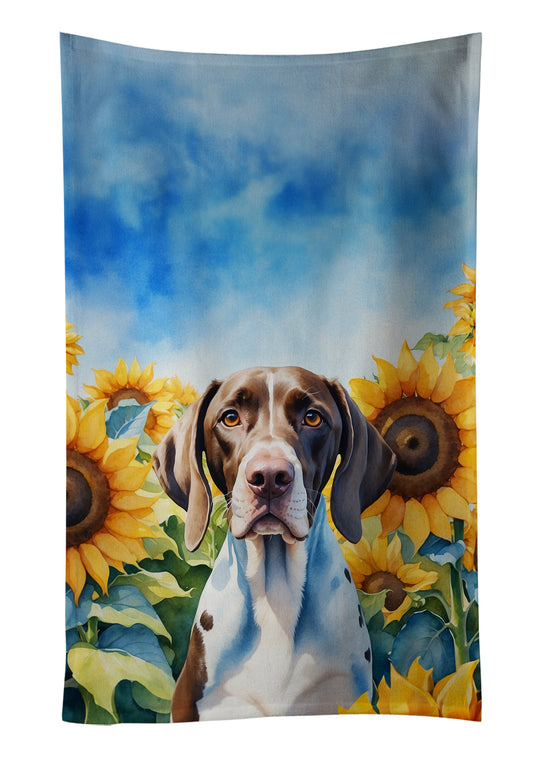Buy this Pointer in Sunflowers Kitchen Towel