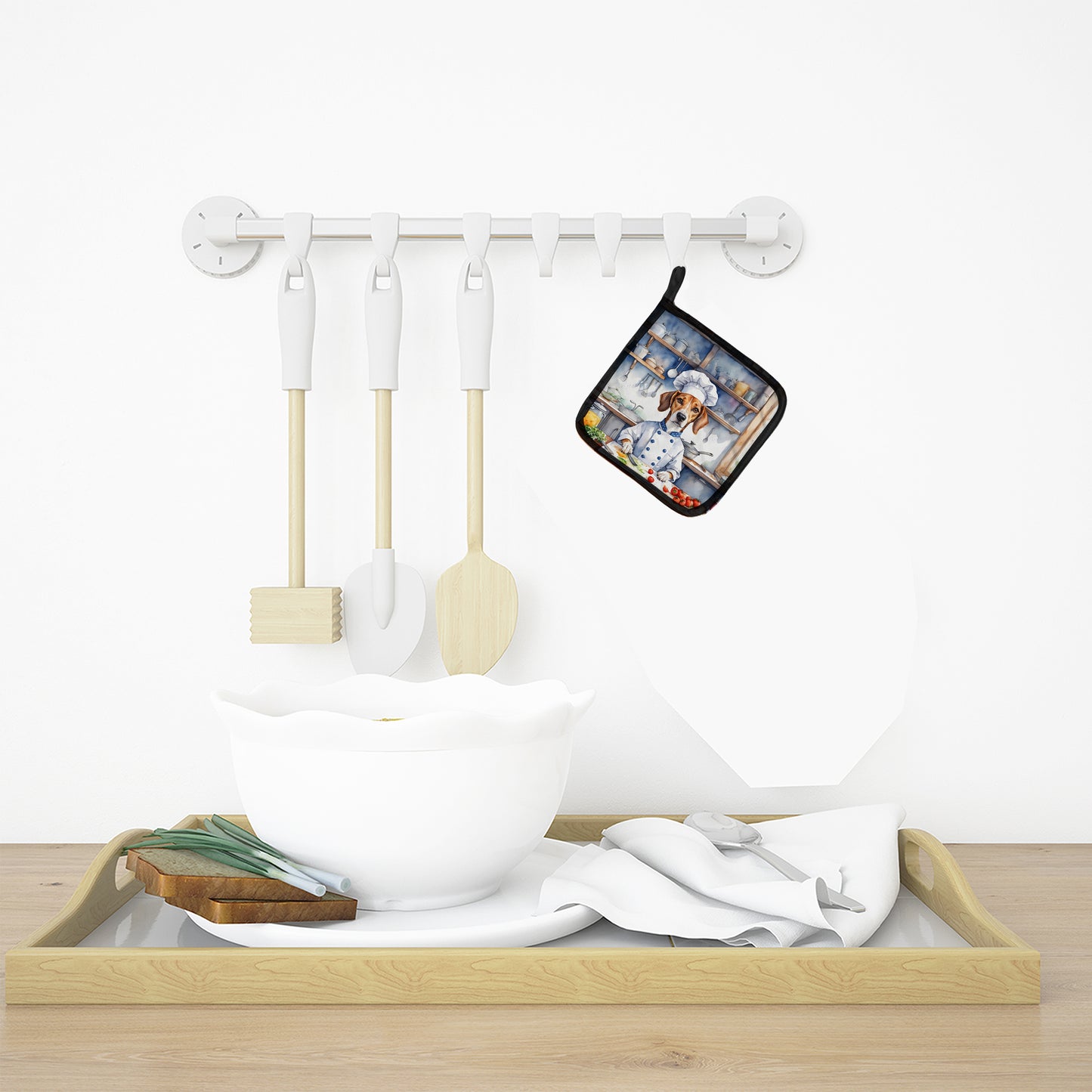 American Foxhound The Chef Pair of Pot Holders