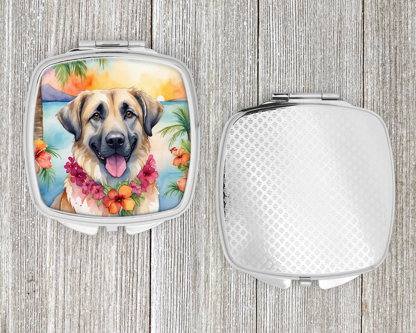 Anatolian Shepherd Luau Compact Mirror