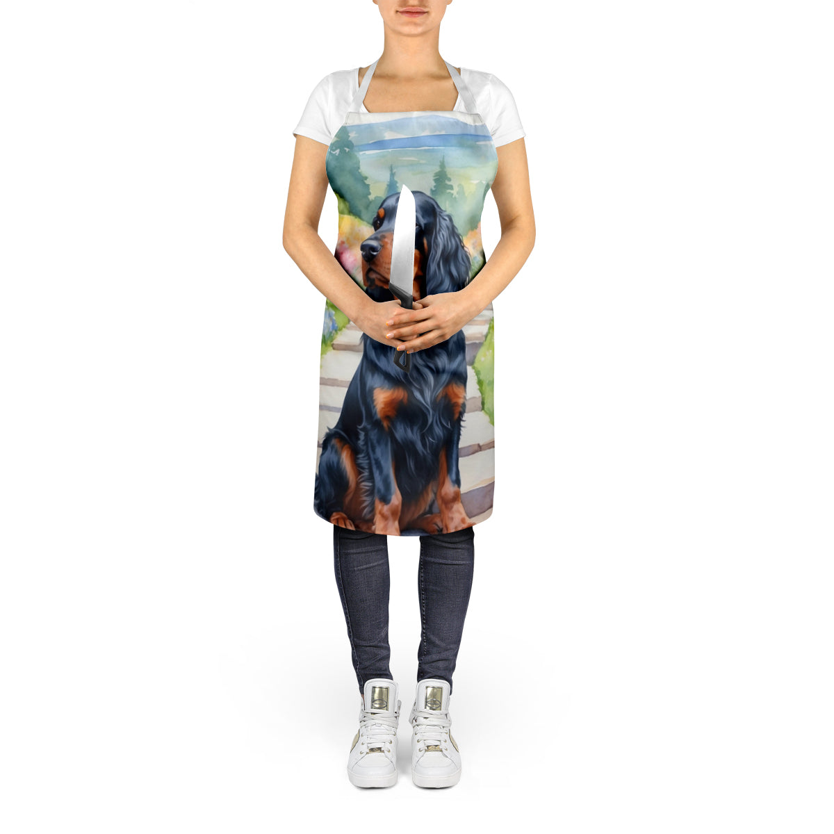 Gordon Setter Spring Path Apron