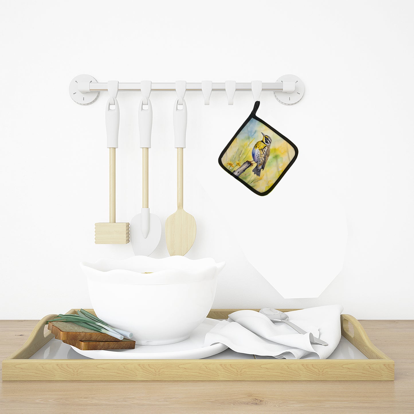 Montana Western Meadowlark Pair of Pot Holders