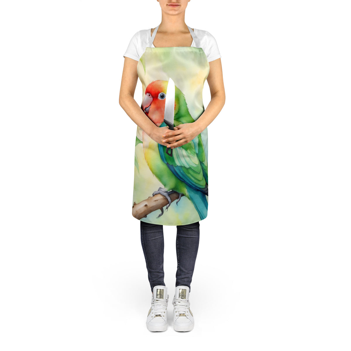Peachfaced Lovebird Apron