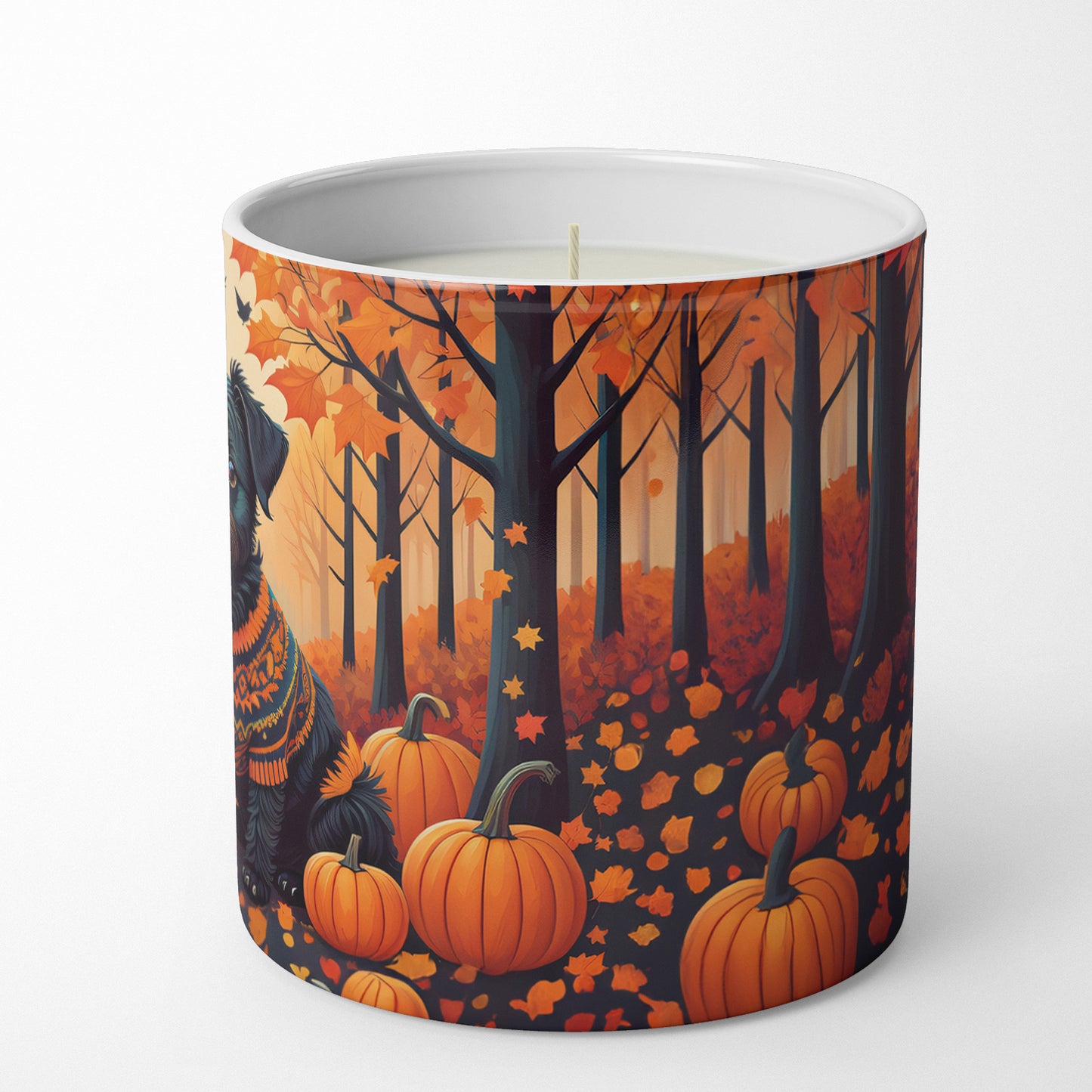 Affenpinscher Fall Decorative Soy Candle