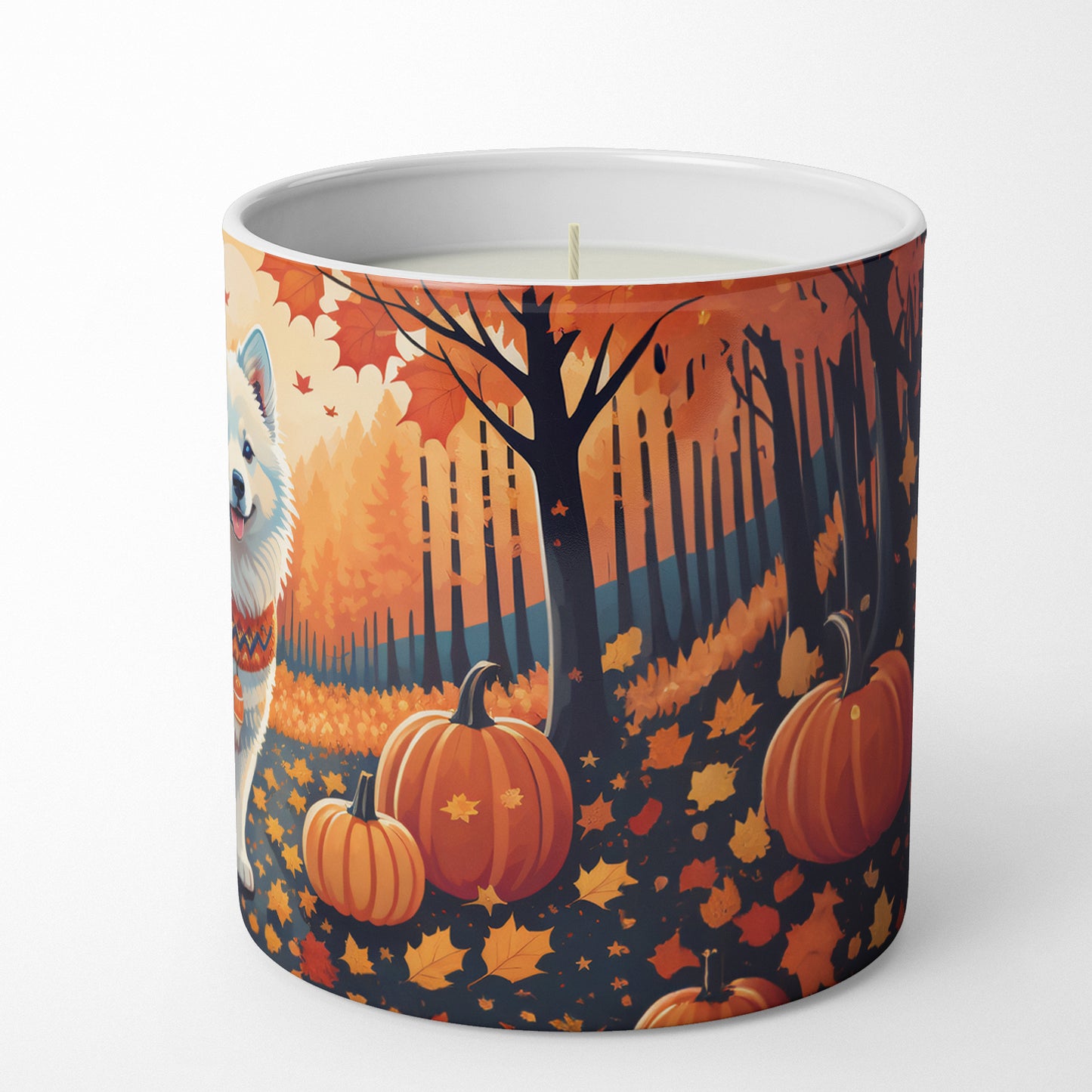 American Eskimo Fall Decorative Soy Candle