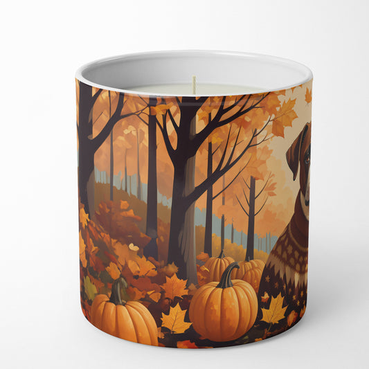 Buy this Boxer Fall Decorative Soy Candle