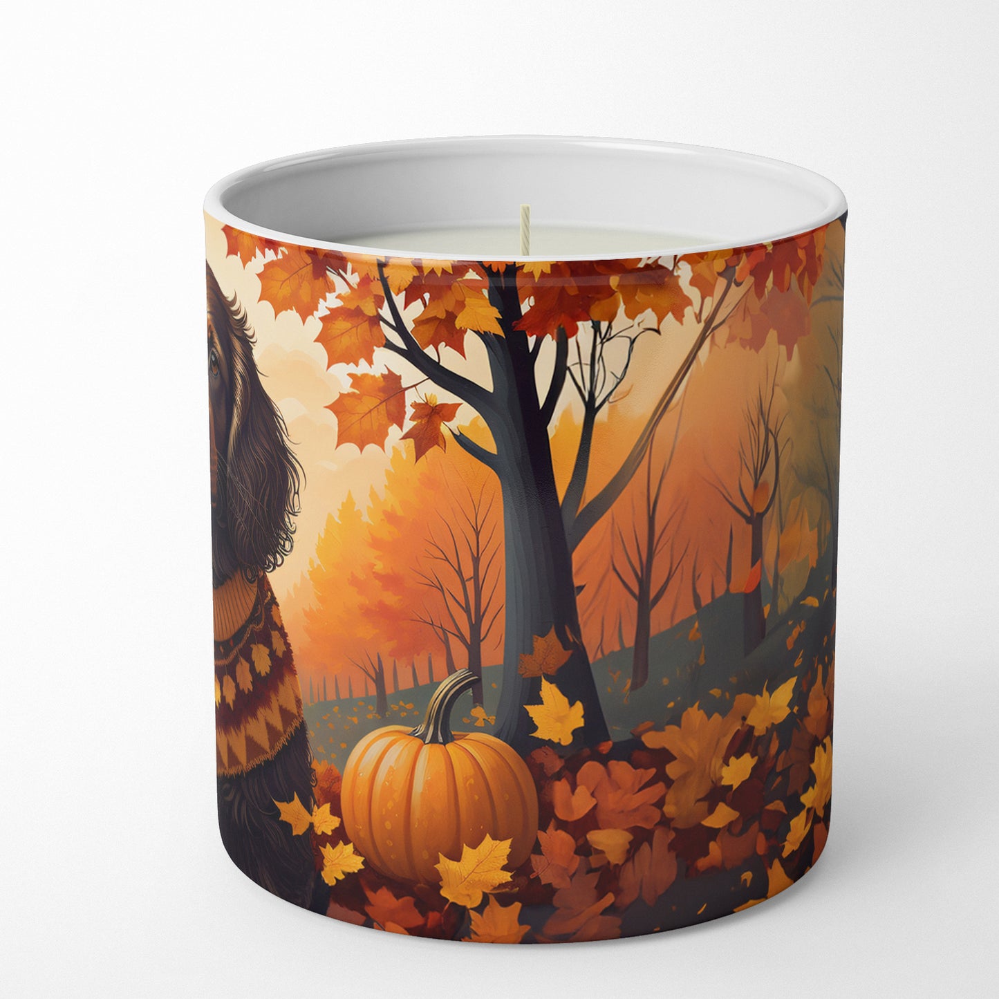 Boykin Spaniel Fall Decorative Soy Candle