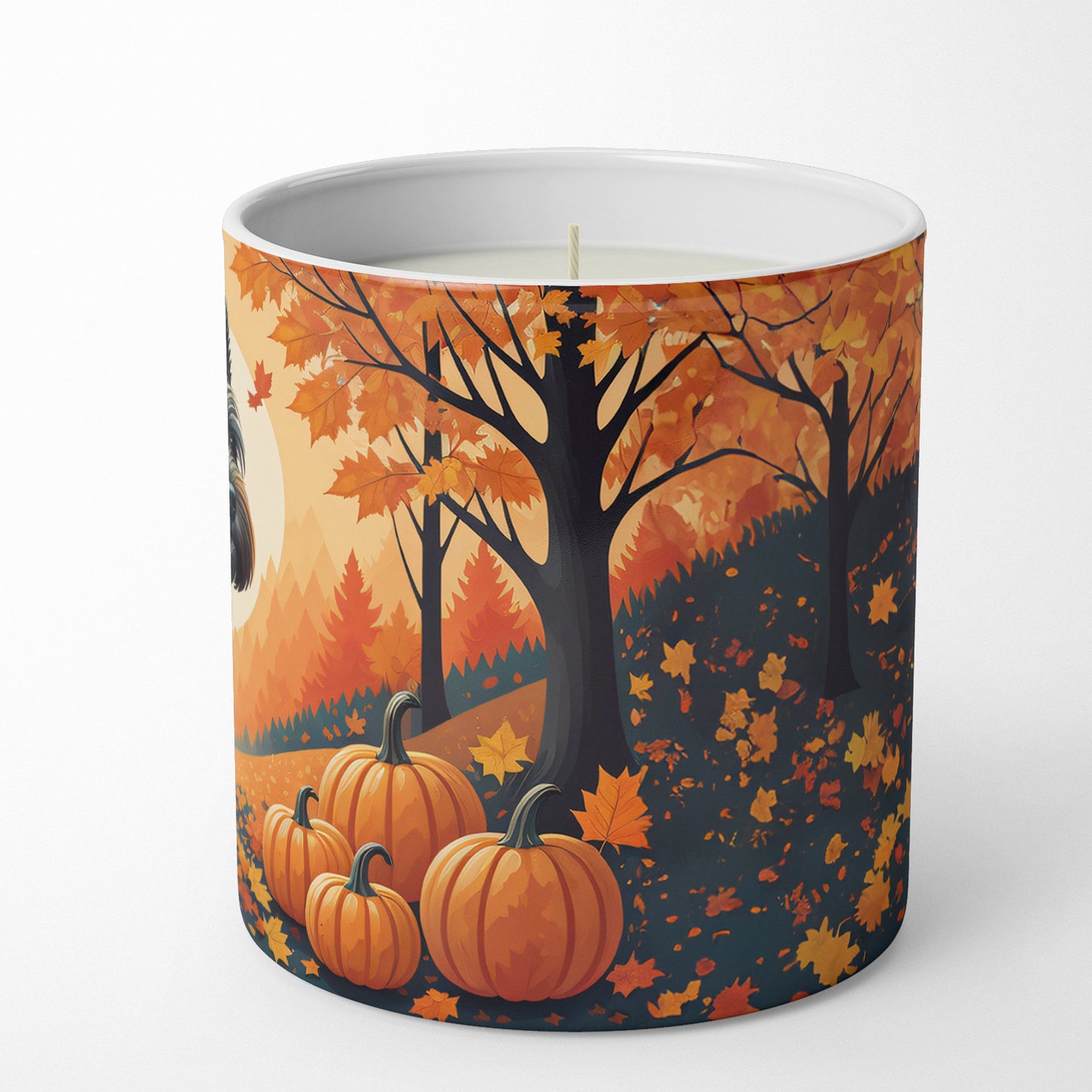 Scottish Terrier Fall Decorative Soy Candle