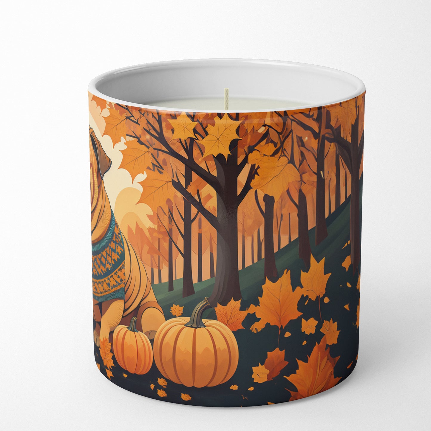Shar Pei Fall Decorative Soy Candle